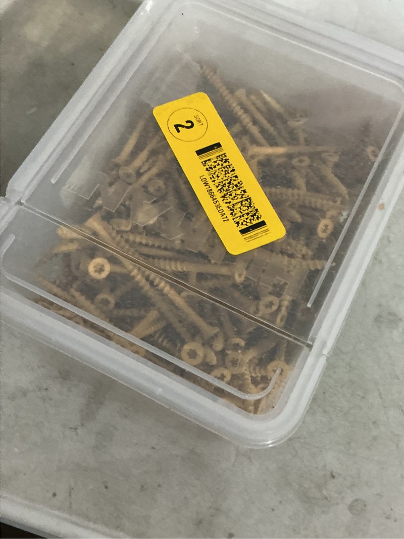 Condition photo showing Good Condition for hillman deck plus no. 10 in. x 2-1/2 in. l tan star flat head exterior deck screws 5 lb