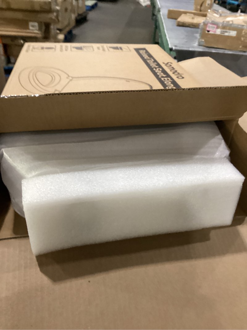 Condition photo showing New/Like New for samodra raised toilet seat riser, white, 3 inch high elevated toilet seat for seniors, soft close, easy install & clean (elongated)