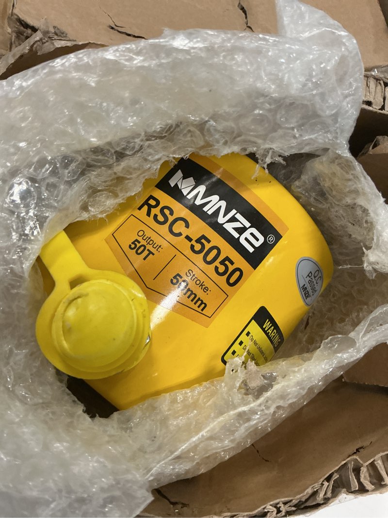 Condition photo showing Good Condition for 50t 50mm/2" stroke hydraulic cylinder jack porta power ram jack single acting lifting cylinder retract automatically for machinery ship bridge construction 50t, 2" stroke (no pump)