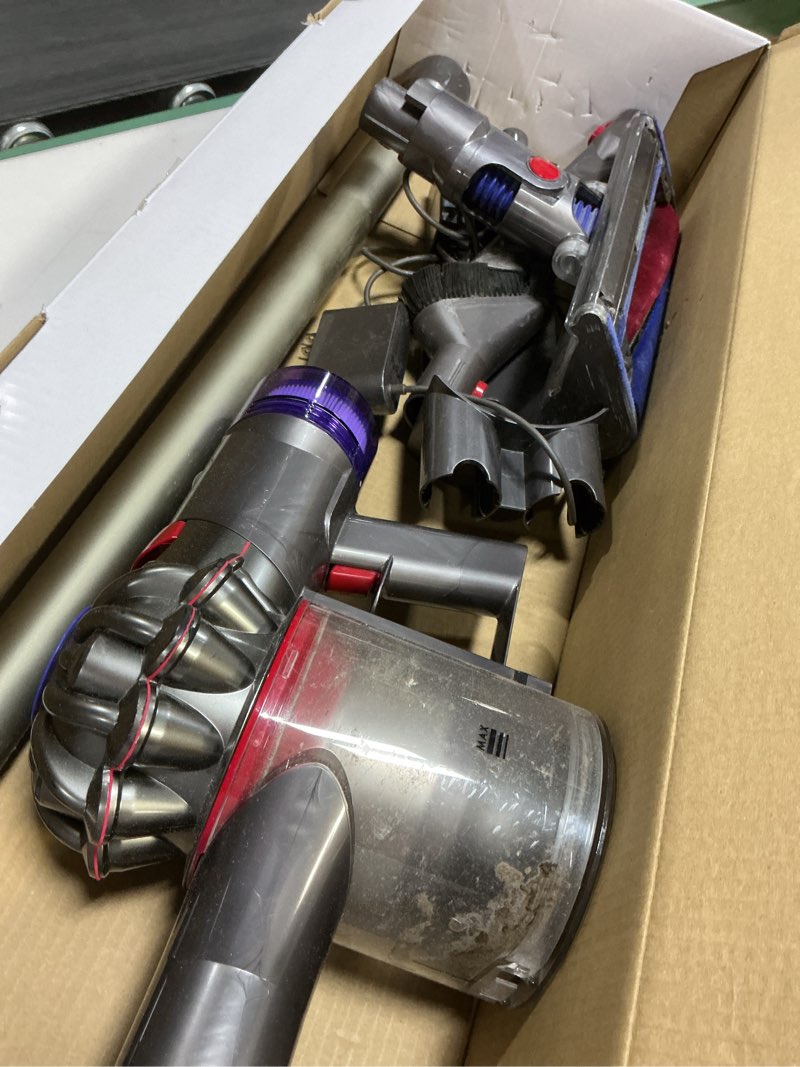 Condition photo showing As Is for Dyson V8 Cordless Vacuum, Cleans Hard Floors and Carpets, Detangles, Converts to Handheld, 115AW, 2 Power Modes, Up to 40 Minutes¹