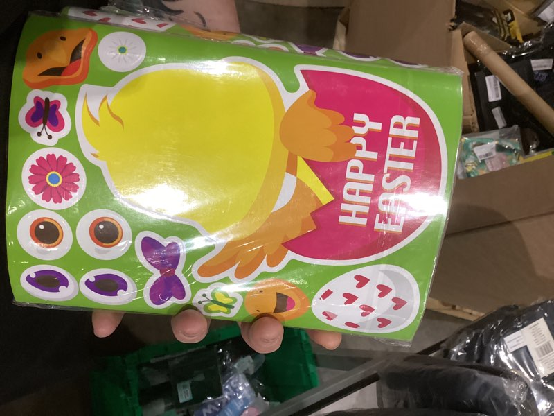 Condition photo showing New/Like New for 36 Sheet Easter Stickers for Kids - FUNNYB&G Art Crafts Make a Face Bunny Egg Chick DIY Stickers for Boys Girls Easter Basket Stuffers Easter Decorations Classroom Prize Treats Gifts