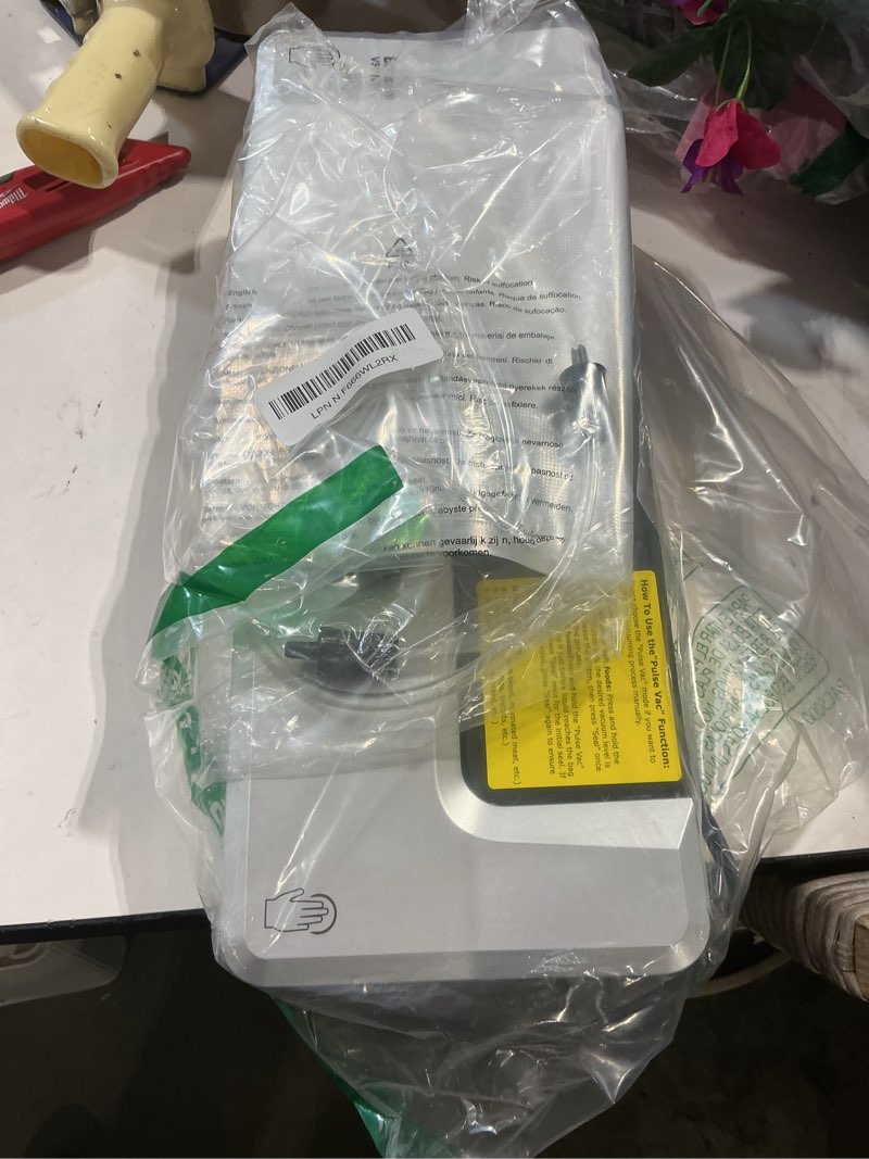 Condition photo showing Good Condition for bonsenkitchen vacuum sealer machine, multiple modes for meal prep,silver | compact vacuum sealer for kitchen storage & sous-vide,external vacuum system,6x longer freshness,5 vacuum bags silver machine + 5 bags