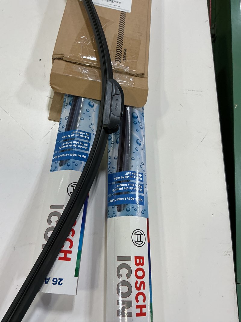 Condition photo showing Good Condition for bosch 26a22a icon beam wiper blades - driver and passenger side - set of 2 blades (26a & 22a)