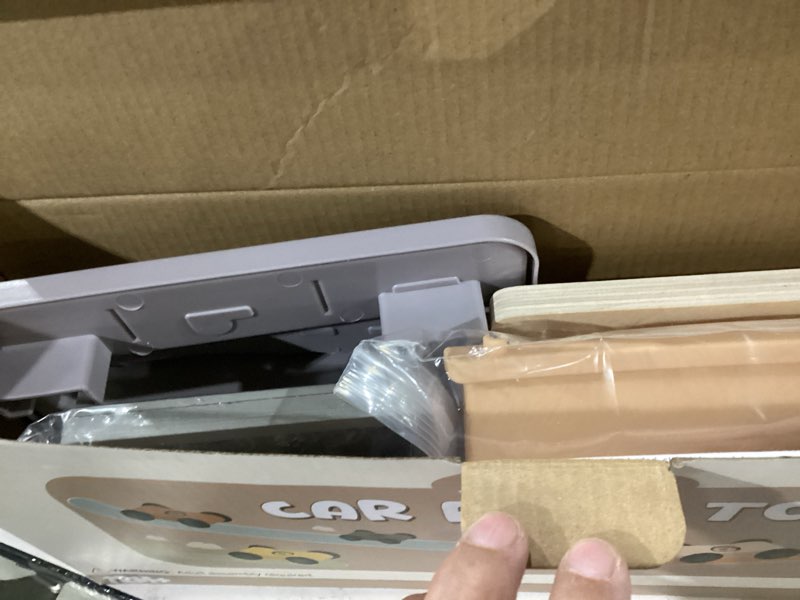 Condition photo showing Good Condition for joyreal montessori toddler toys for 1 2 year old - 4 level all-wooden car ramp racer toys with 4 mini cars & garages - christmas birthday gifts for 1-3 year old boys and girls 4 levels
