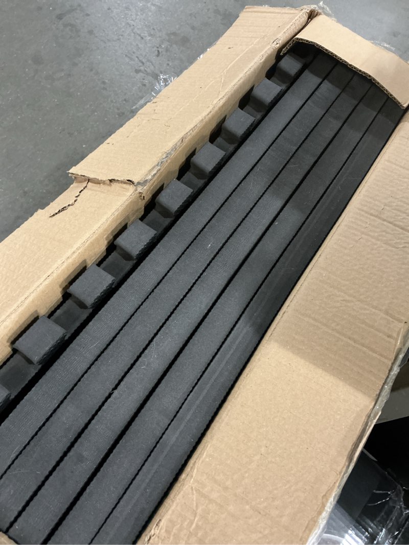 Condition photo showing Good Condition for CAP Puzzle Exercise Mats | 1” Thick EVA Interlocking Foam Tiles for Home Gym Flooring | Multiple Options T - Black 6 Tiles (24 SQ FT)