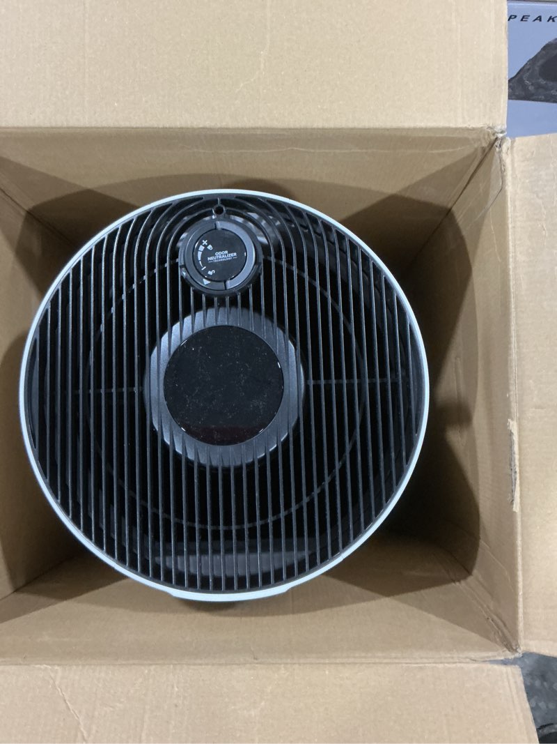 Condition photo showing As Is for Shark Air Purifier for Home with NeverChange(5-Year) HEPA Air Filter, 1400 sq. ft. for Powerful Multi-Room Purification, Filters Smoke, Captures 99.98% of Particles & Dust, HP302, White White (1400 sq. ft)