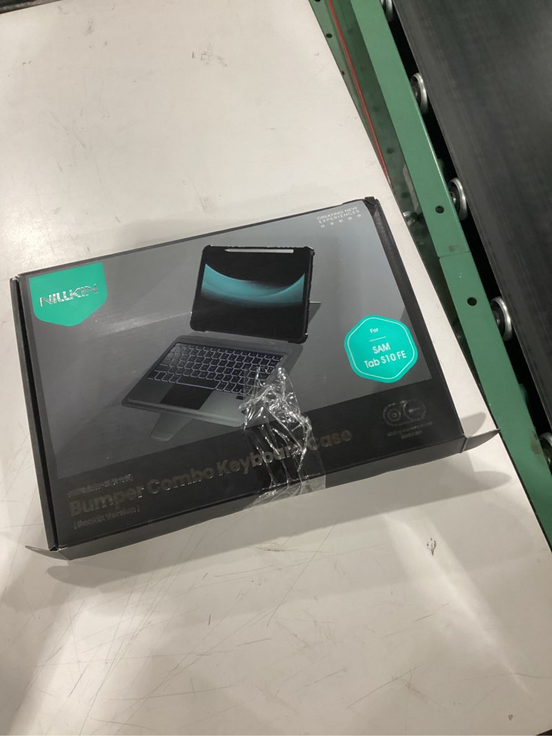 Condition photo showing Good Condition for Nillkin for Samsung Galaxy Tab S10 FE 10.9” / S9 11" Case with Detachable Keyboard, 7-Color Backlit, Trackpad, S Pen Holder, Rugged Keyboard Case with Camera Cover for Samsung Tablet S10 FE 5G 10.9" for Galaxy Tab S10 FE