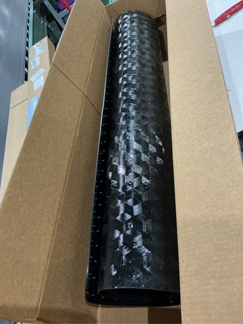Condition photo showing As Is for item similar)))))beswin office chair mat for carpet, 48\" x 60\" large computer desk chair mat for low carpeted floors, thick and sturdy carpet protector for rolling chairs, easy glide floor mat for home, gaming (black) for low-pile carpet