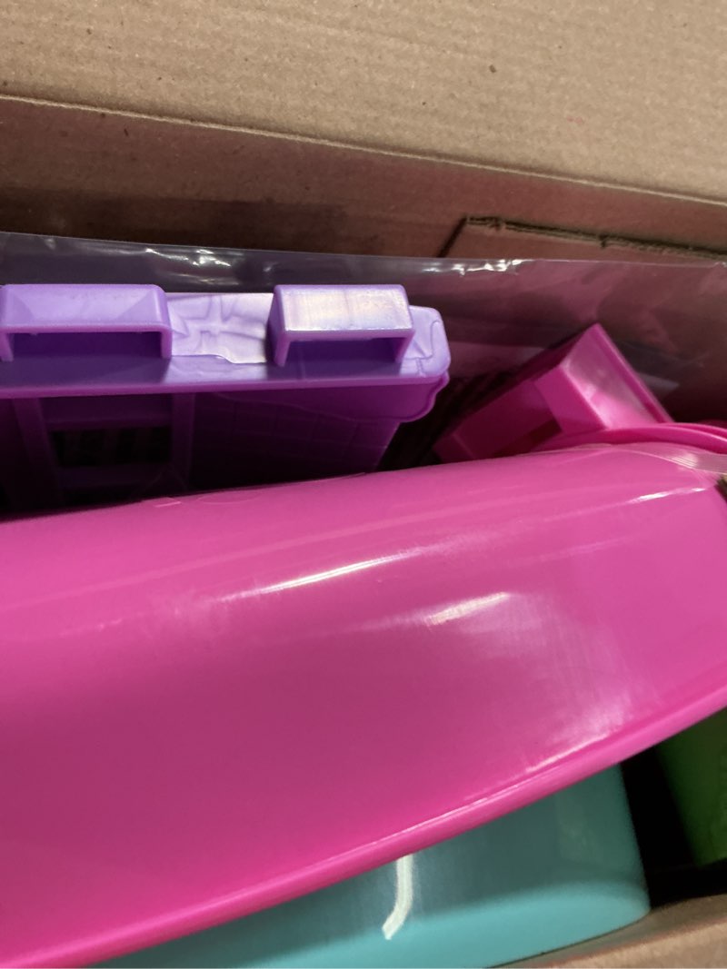 Condition photo showing Good Condition for Barbie Dream Pool Playset with 6 Play Areas, Including Slide & Bubbling Hot Tub, Plus 20+ Accessories Like Pet, Floaties & More