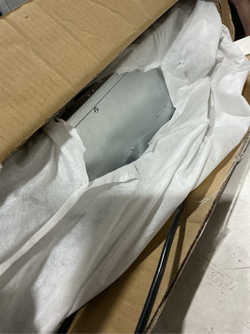 Condition photo showing As Is for vikio home 30 inch under cabinet range hood 900 cfm, dual motor powerful kitchen vent hood, gesture & touch control, ultra quiet dc motor, dishwasher-safe filters, led lights, stainless steel stainless steel 30 30 inch