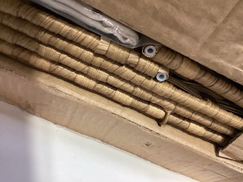 Condition photo showing Good Condition for Greenstell Laundry Hamper with Wheels, 11.9 Gallon (45L) Small Clothes Hamper with 2 Removable Liner Bags & 2 Mesh Bags, Slim Rattan Laundry Basket for Bathroom, Bedroom, Natural 45L (15.8 x 7.9 x 23.6 inches) Natural