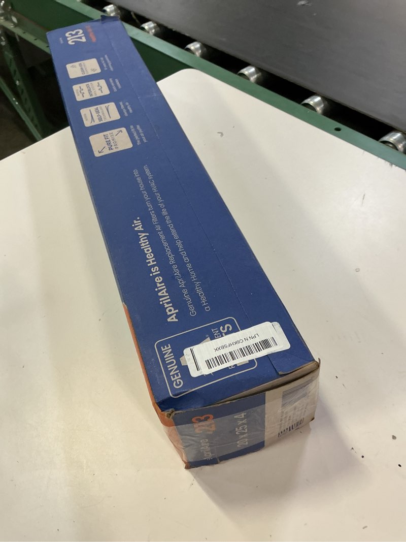 Condition photo showing Good Condition for aprilaire 213 replacement filter for aprilaire whole house air purifiers - merv 13, healthy home allergy, 20x25x4 air filter (pack of 1)