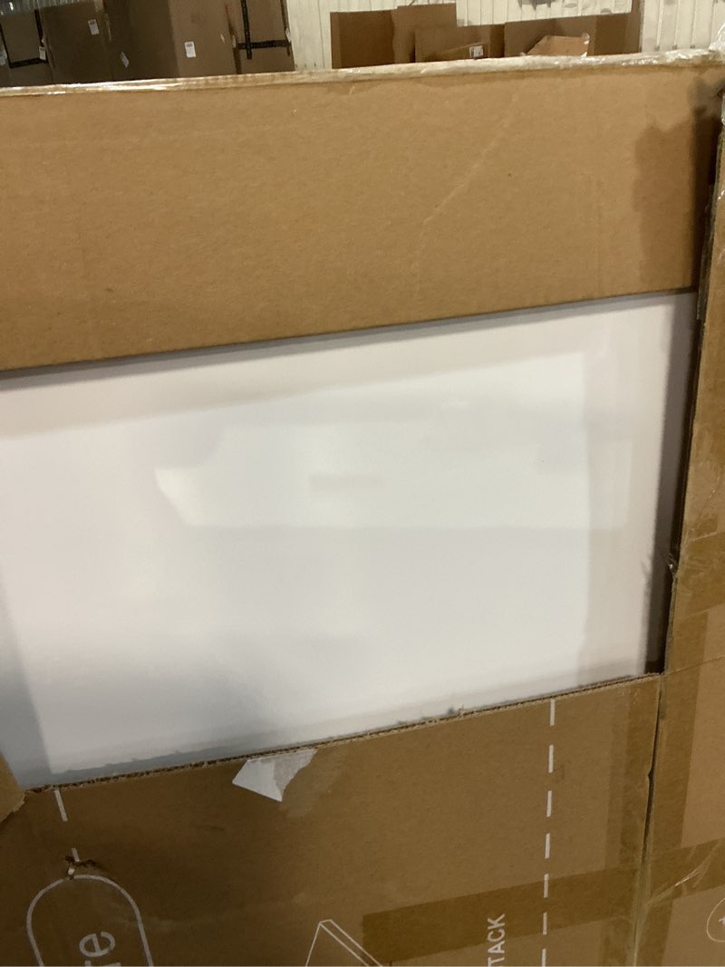 Condition photo showing item condition for White Board Dry Erase 60 x 36?maxtek Large Magnetic Whiteboard 5' X 3' Dry Erase Board Foldable with Long Marker Tray for Wall-Mounted Aluminum Memo Board Supplies for Class Office & Home 60"W x 36"H Style A