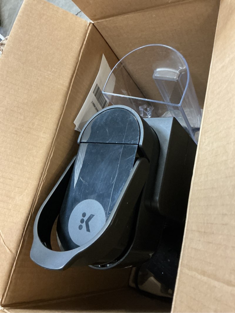 Condition photo showing As Is for Keurig K-Express Single Serve K-Cup Pod Coffee Maker, 3 Brew Sizes, Strong Button Feature, 42oz Removable Reservoir, Black