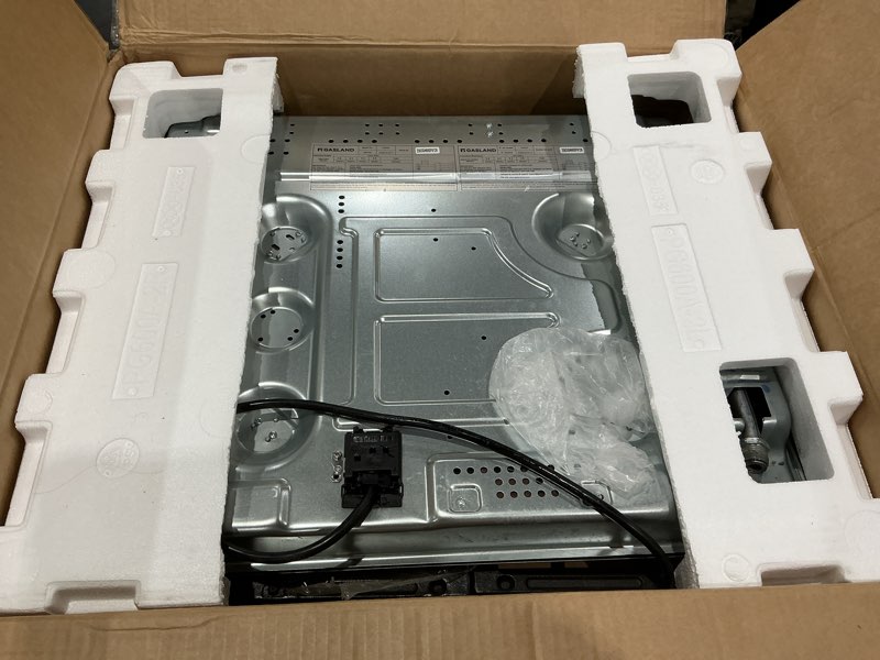 Condition photo showing As Is for deli-kit 30 inch gas cooktops dual fuel sealed 5 burners gas cooktop built-in stainless steel gas hob dk257-a03 gas cooktop