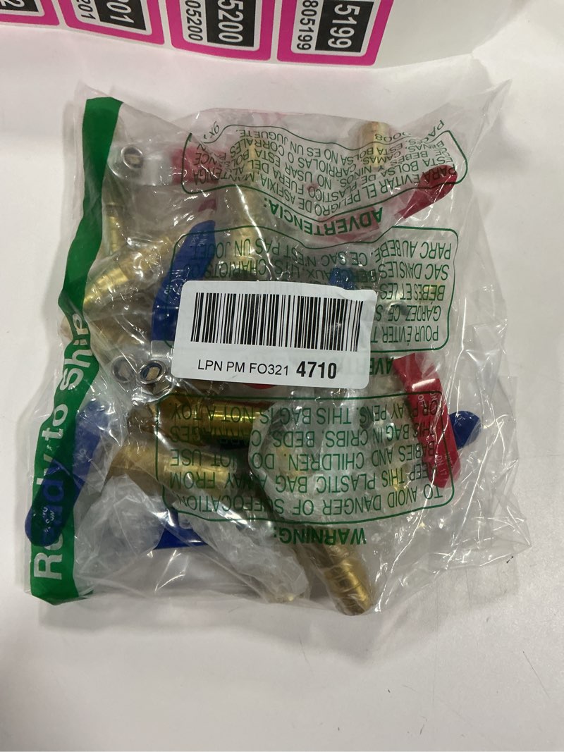 Condition photo showing New/Like New for 3/4 Inch PEX Ball Valves,12 Pcs PEX Brass Full Port Shut Off Ball Valve, Brass Full Port Quarter Tur