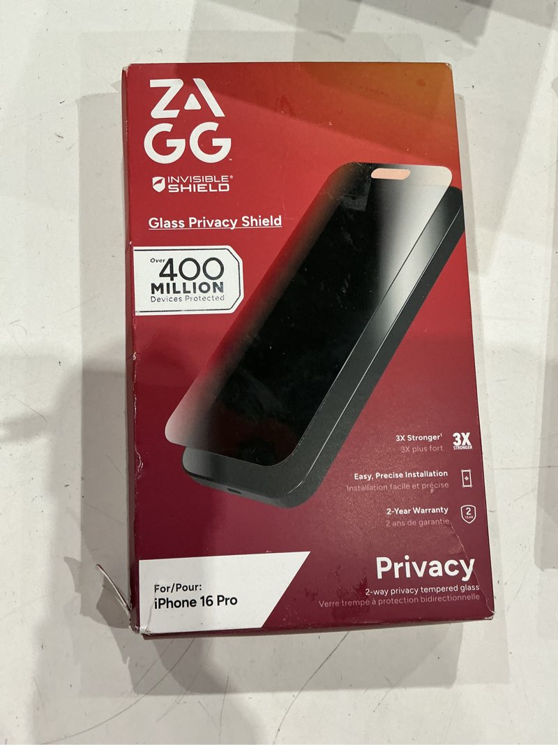 zagg invisible shield privacy 360 protect screen protector for iphone 16 pro