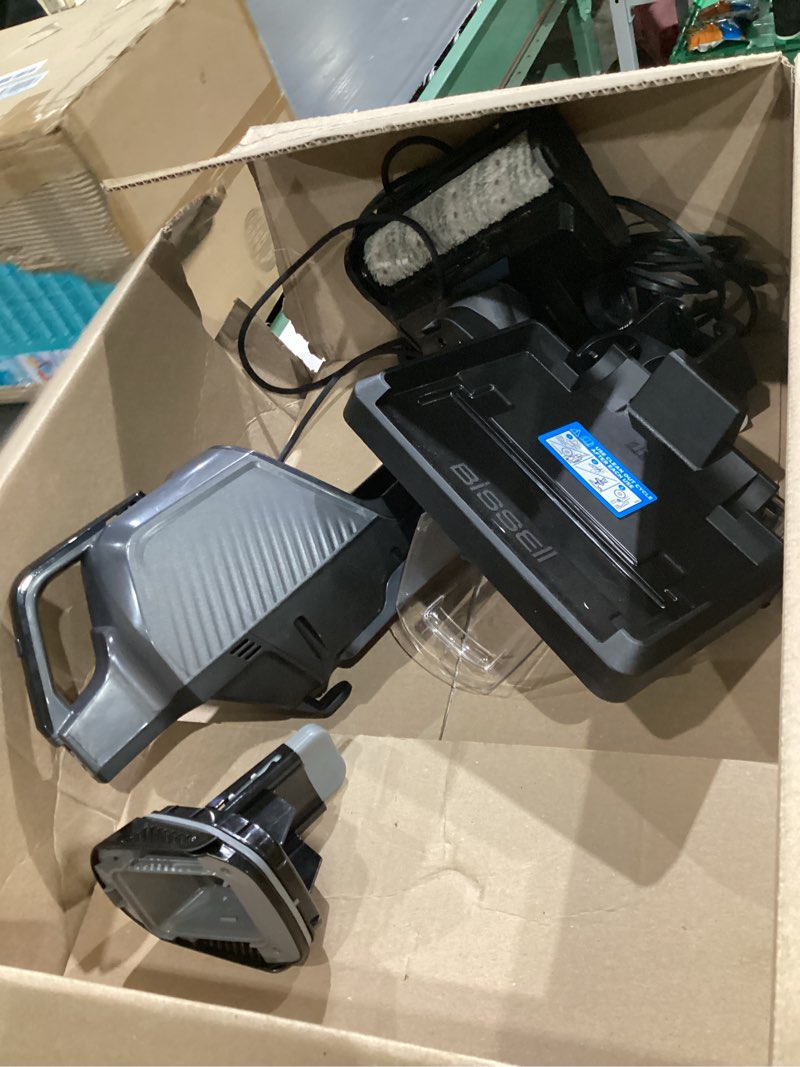 Condition photo showing As Is for bissell crosswave hydrosteam steam mop, 3-in-1 wet dry vacuum mop with steam function, hard floor cleaner machine with sanitize formula, 35151