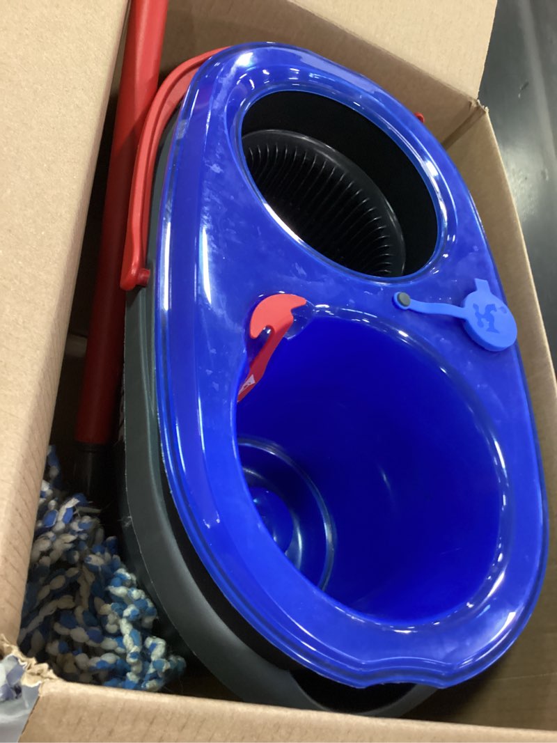 Condition photo showing As Is for O-Cedar RinseClean Spin Mop & Bucket System
