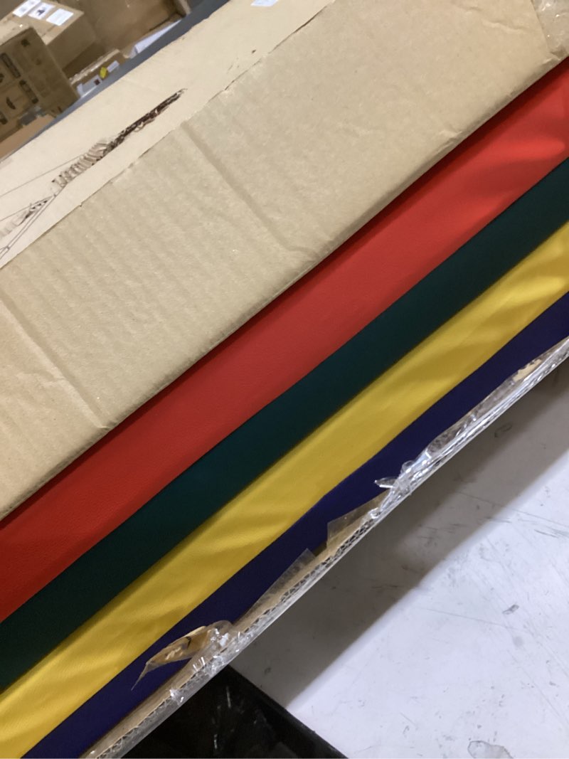 Condition photo showing Good Condition for fdw 4 x8 x2  new folding panel gymnastics mat  perfect for indoor/outdoor exercise(multicolor)