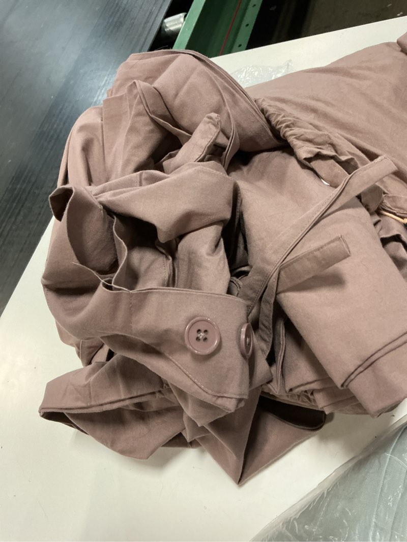 Condition photo showing Good Condition for organic brushed cotton duvet cover set(88x92in)