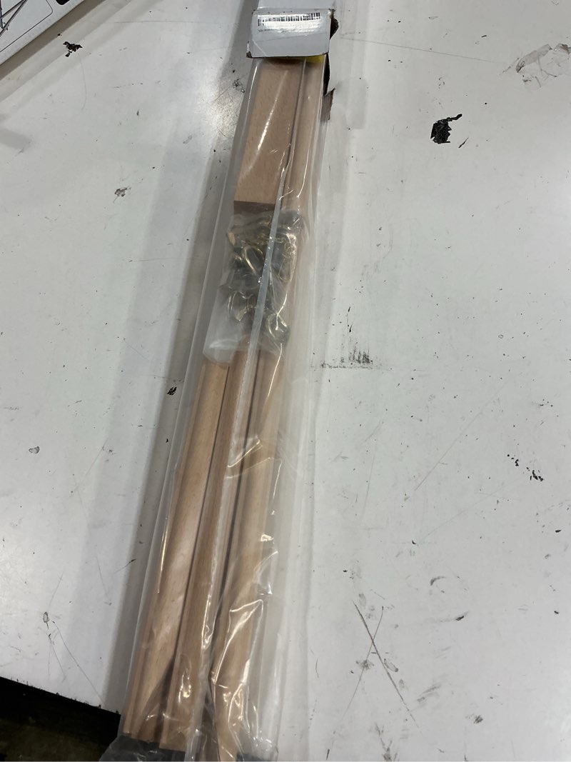 Condition photo showing Good Condition for meeden wood easel stand for display: wooden display tripod stand for posters pictures paintings - wedding decor holder for welcome sign natural color
