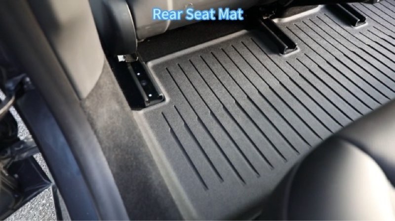 SUPER LINER 2021-2023 Tesla Model Floor Mat | 1 Piece Set Extra-Thick TPE All-Weather Floor & Cargo Liners | Pet & Child-Friendly Custom Fit Interior Accessories (one mat)