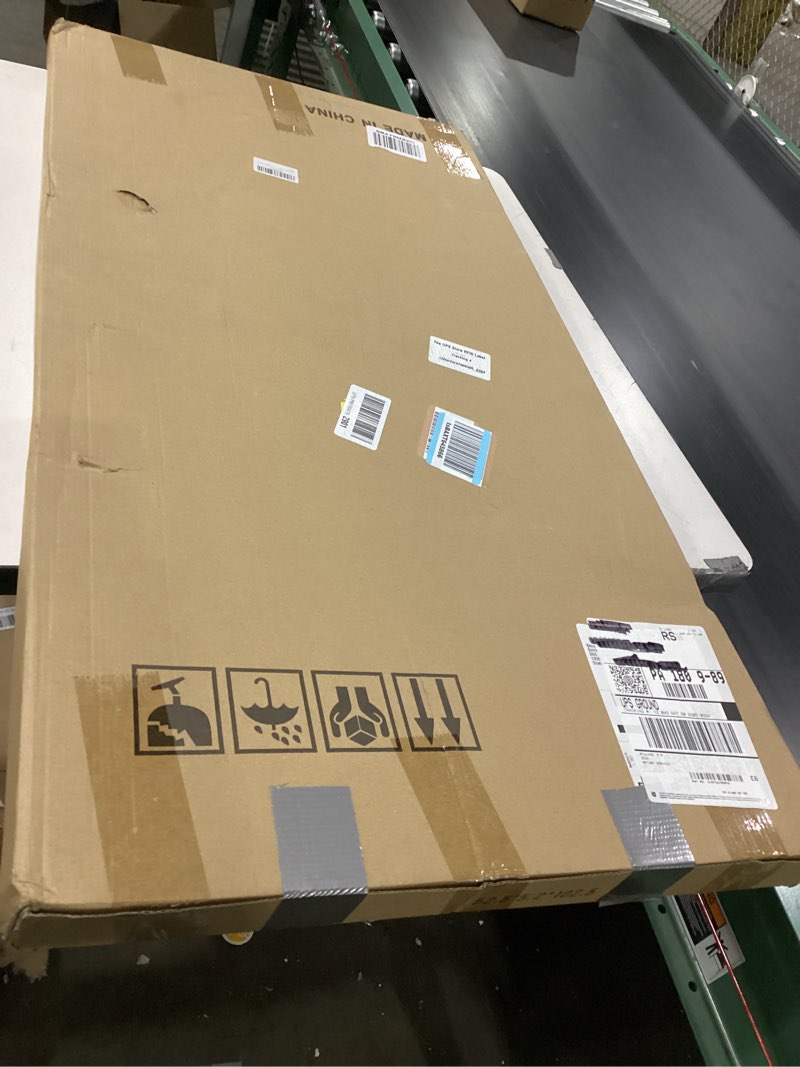 Framed Abstract Wall Art Gold Pictures Wall Decor Line Painting on Canvas 20"x 40" Contemporary Flor