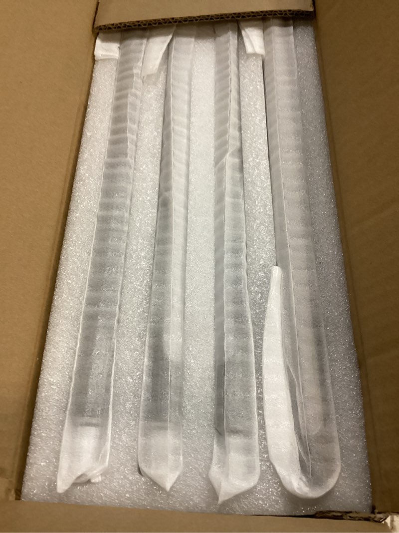 Condition photo showing New/Like New for Tartek Battery Operated Wall Sconces Set of Two, Rechargeable Wall Lights with Remote Control, Dimmable 3000K-6000K LED Wall Lamp, 360°Rotate, Long Wireless Sconces for Living Room, Bedroom Black Square Base