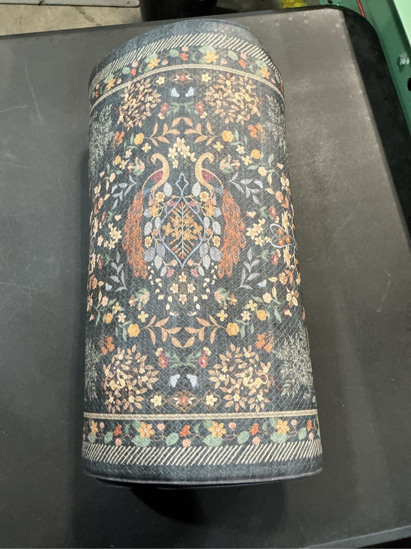 Condition photo showing Good Condition for kimode kitchen mats cushioned anti fatigue 17"x47"+17"x29", farmhouse kitchen mats for floor 2 piece, green padded kitchen floor mats non slip, standing mat for laundry office sink desk 17.3" x 47"+17.3" x 29"--0.47 inches green