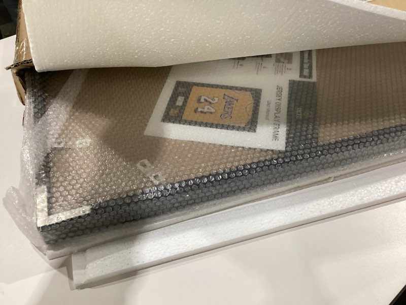 Condition photo showing New/Like New for Nice C Jersey Frame Display Cases, Jersey Frame with Pictures Photos, Jersey Shadow Box Shirt Display Case, 98% UV Protection, Football Basketball Soccer (1 Pack) 1-Pack Black