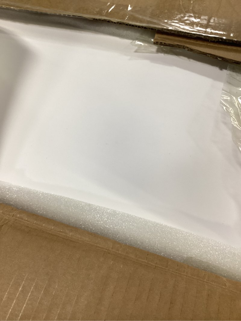 Condition photo showing Good Condition for Wire Shelf Covers 4Pcs, 32x16x3 in, Durable PVC Shelf Cover for Wire Shelving Pantry, Kitchen Faux Wood Rack Covers, Moisture-Resistant & Easy-to-Clean Organizer Liners, White #1 White 32x16x3 in