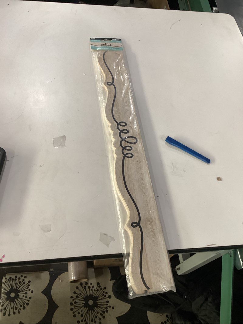 Condition photo showing New/Like New for CTP Core Decor Loop-de-Doodle on Wood EZ Border, Bulletin Board Border Top Classroom Decorating Accents (Creative Teaching Press 10977)