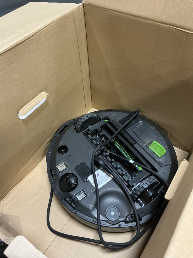 Condition photo showing As Is for iRobot Roomba i3+ EVO (3554) Robot Vacuum - Self-Empty for Up to 60 Days, Clean by Room with Smart Mapping, Compatible with Alexa, Personalized Cleaning