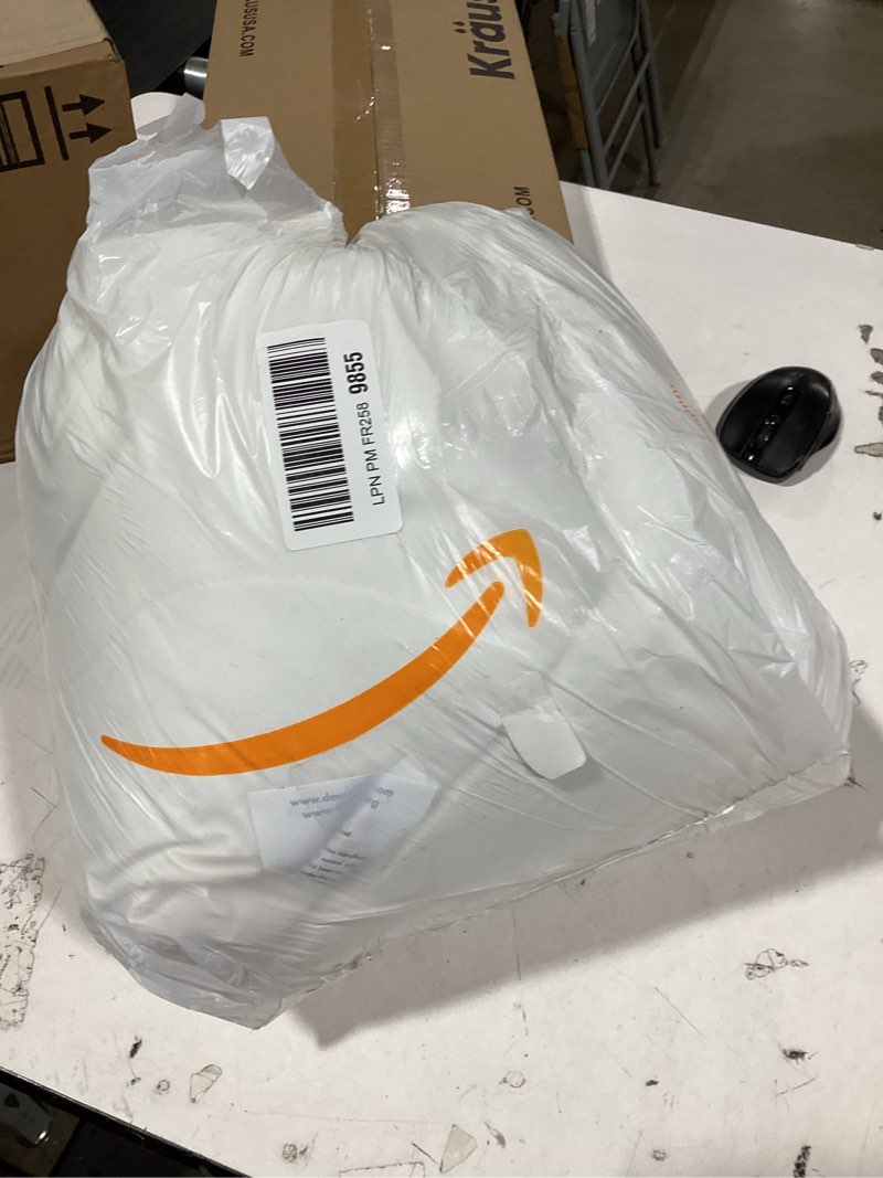 Condition photo showing Good Condition for three geese white goose feather down pillows standard size set of 1-100% cotton, medium firm,soft support standard(pack of 1) standard-white
