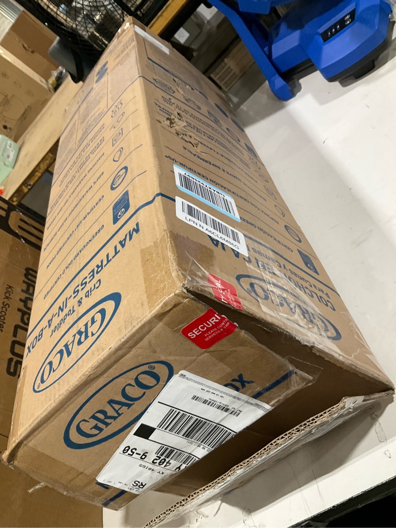 Condition photo showing Good Condition for graco premium foam baby crib & toddler bed mattress | greenguard gold certified, waterproof, machine washable oeko-tex standard 100 certified cover, firm support, standard size