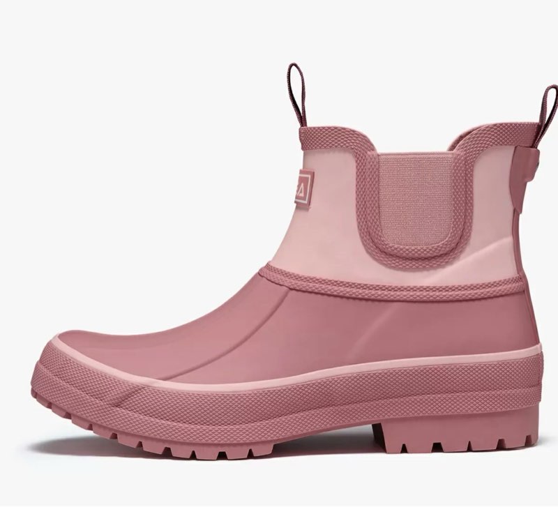 Pink Women's Duck Rain Boots Size 10 