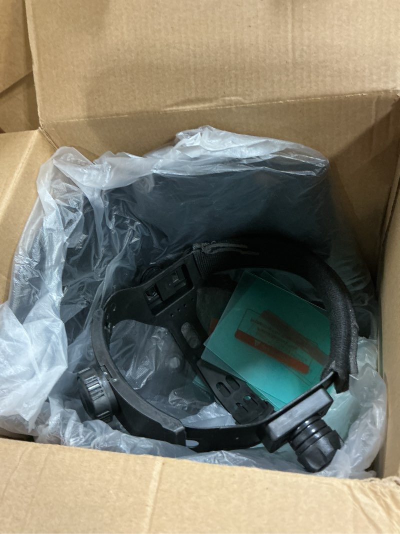Condition photo showing New/Like New for Welding Helmet Auto Darkening - True Color Wide View Welding Shield - 0.1ms Response Time- Optical grade 1/1/1/1 - Adjustable Wide Shade for SMAW, MIG, TIG, GTAW-Lightweight for extended wear VH107 FLAME