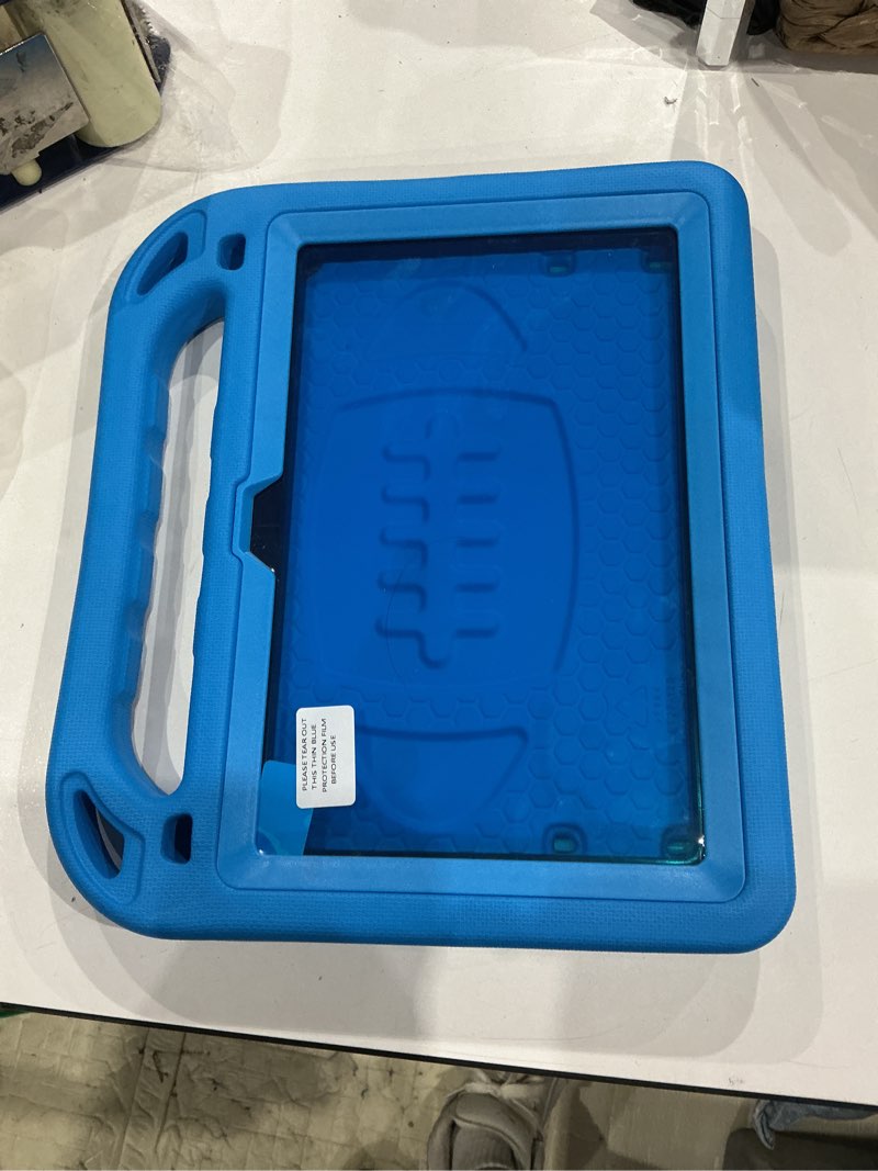Condition photo showing Good Condition for tirin kids case for samsung galaxy tab a9 (sm-x110/x115/x117), tab a7 lite 8.7 inch 2021(sm-t220/t225), built-in screen protector shockproof case for samsung tab a9 and a7 lite 8.7 inch, blue