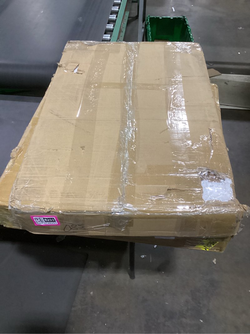 Condition photo showing Good Condition for permory farmhouse coffee table, 53-inch accent center table with thicken base, multiple layouts,swit