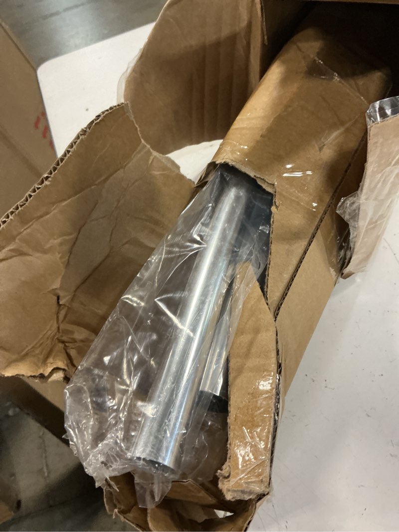 Condition photo showing Good Condition for teeck shower curtain rod, 32-80 inch adjustable spring tension curtain rod, never rust anti-slip shower curtain rod for bathroom, no drilling, never collapse, easy to use, silver silver 32-80 inches