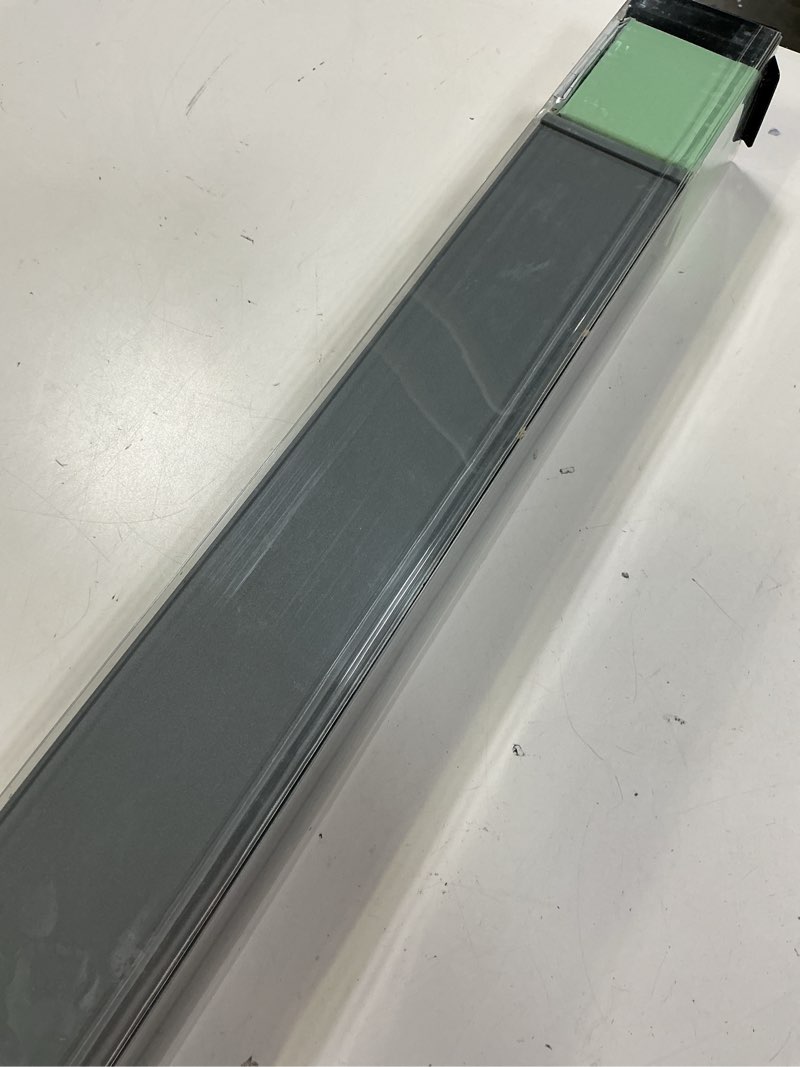 Condition photo showing Good Condition for aosky blackout roller shades cordless blinds for windows, free-stop shades with valance, thermal insulated fabric, uv protection, natural woven blinds for home and office (29" w x 72" h, grey) grey 29"w x 72"h