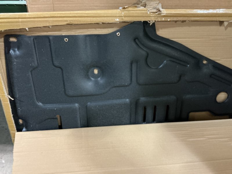Condition photo showing New/Like New for engine splash shield fit for hyundai sonata 2024 2025 lower engine case guard under engine cover fit for sonata front engine guard mud flaps including screw hardware black
