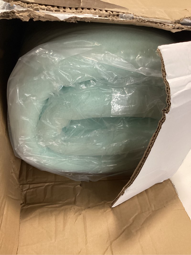 Condition photo showing As Is for Linenspa Memory Foam Mattress Topper - 2 Inch Gel Infused Memory Foam - Plush Feel - Cooling and Pressure Relieving - CertiPUR Certified - Dorm Room Essentials - California King Size California King 2 Inch Topper Only