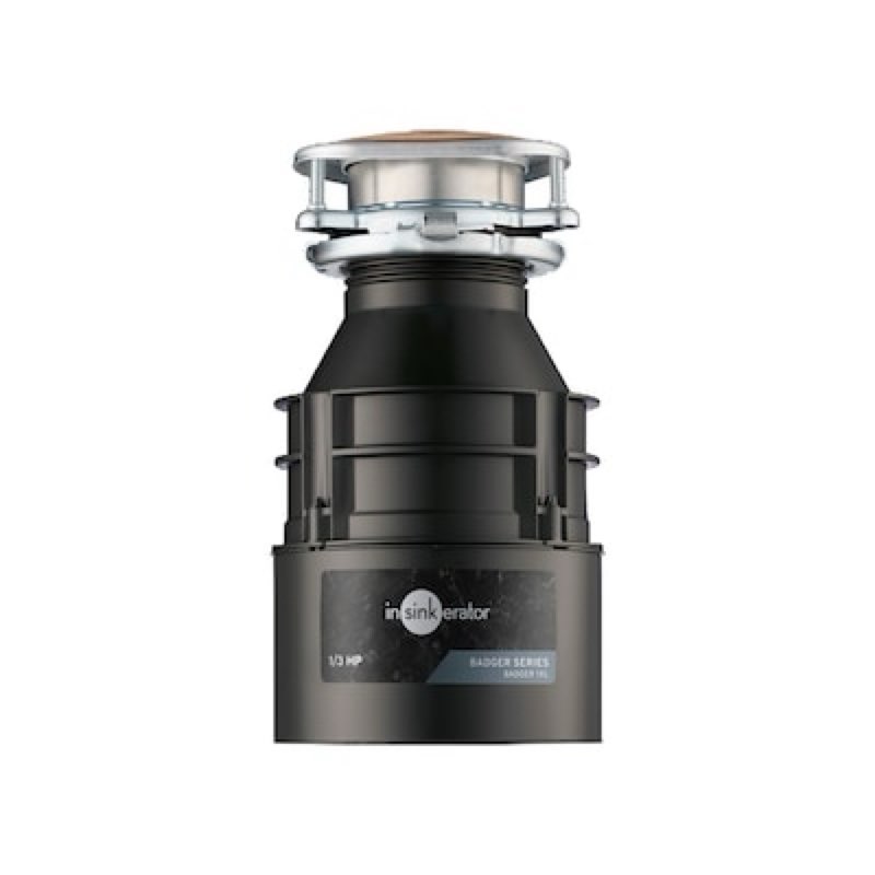 insinkerator badger 1xl continuous feed 1/3-hp septic safe non-corded garbage disposal