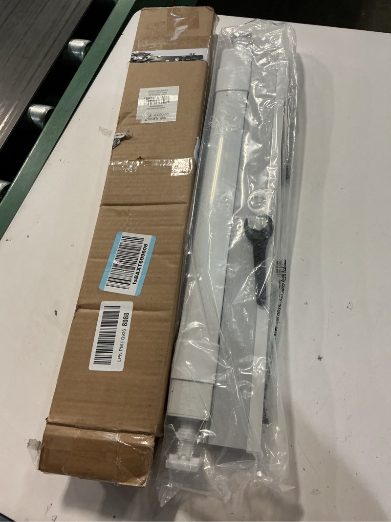 Condition photo showing New/Like New for lazblinds no tools no drill cordless cellular shades, blackout light blocking honeycomb shades for home, thermal insulation blinds for windows, 22" w x 48" h, white blackout-white 22" w x 48" h