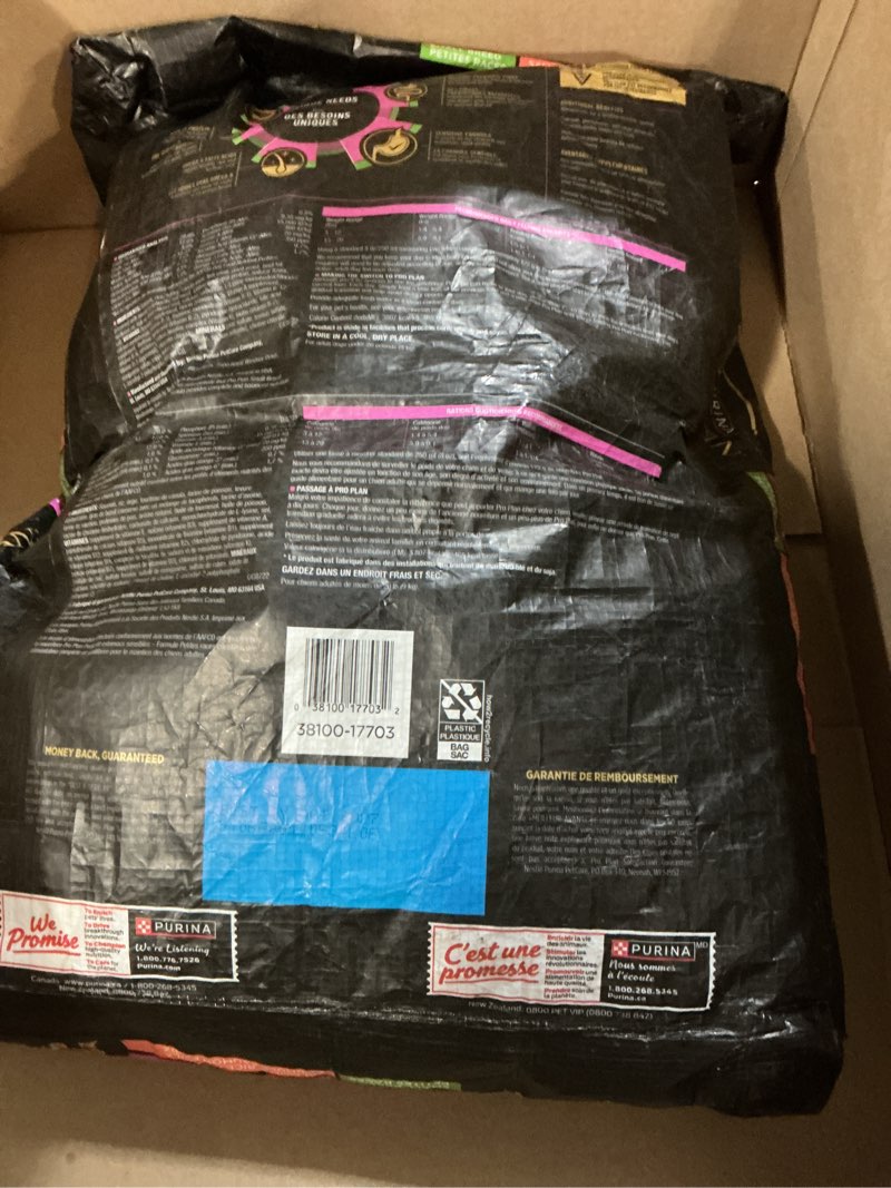 Condition photo showing New/Like New for purina pro plan sensitive skin and stomach dog food small breed, adult salmon & rice formula - 16 lb. bag salmon & rice 16 pound (pack of 1) (best by 10/2027)