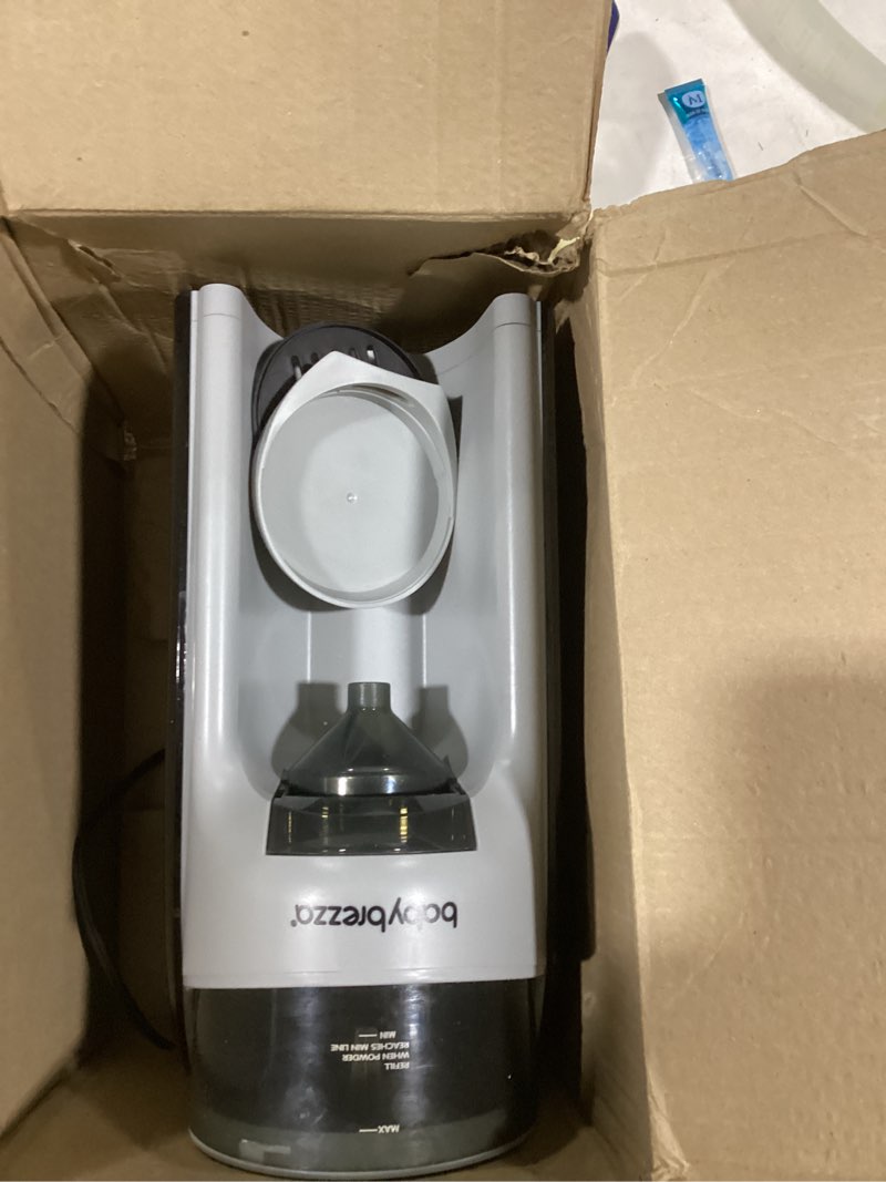 Condition photo showing Good Condition for Baby Brezza New and Improved Formula Pro Advanced Formula Dispenser Machine - Automatically Mix a Warm Formula Bottle Instantly - Easily Make Bottle with Automatic Powder Blending, Silver Grey
