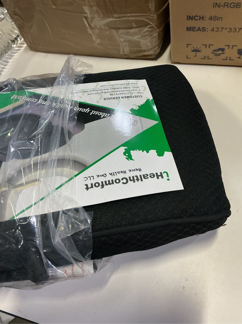 Condition photo showing New/Like New for ( 16x13.7 inches wedge seat cushion for car and truck,portable memory foam seat cushion for tailbone stress back pain relief