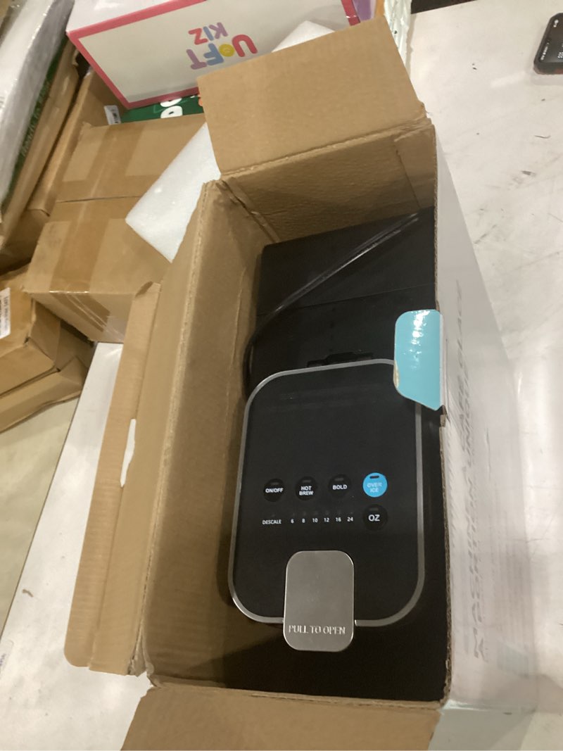 Condition photo showing Good Condition for tastyle single serve coffee maker with built-in detachable milk frother, iced and hot coffee machine for k cup & grounds, 40oz removable water reservoir, 6 cup sizes, fits 7.3" travel mug, black